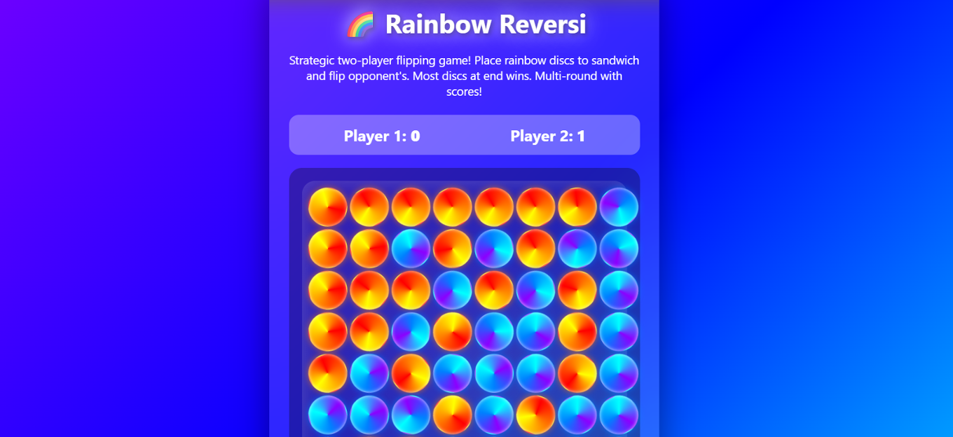 Games like Rainbow Reversi