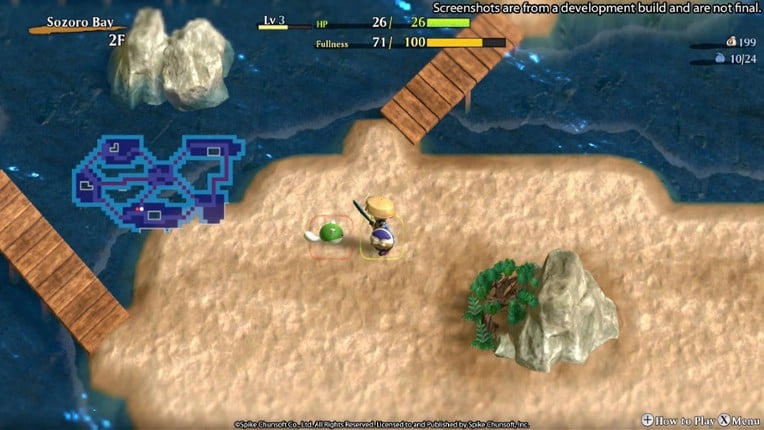 Shiren the Wanderer: The Mystery Dungeon of Serpentcoil Island screenshot