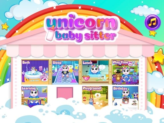 Unicorn Baby Sitter screenshot