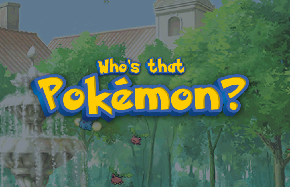 Games like Who's That Pokémon?