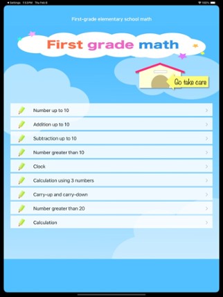 1st-grade elementary math screenshot