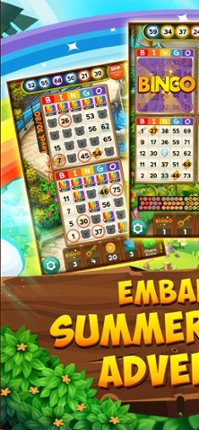 Bingo game Quest Summer Garden screenshot