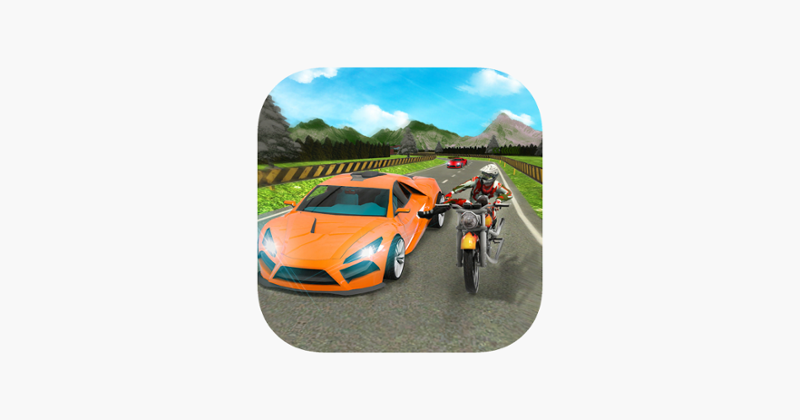 Car Driver Vs Bike Rider Game Cover