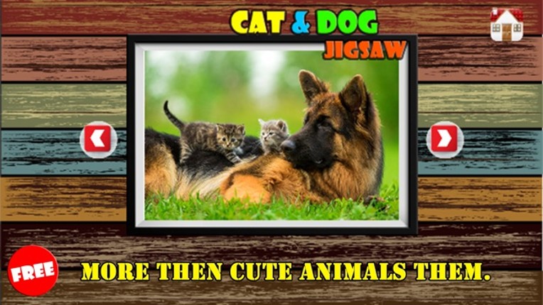 Cats And Dogs Jigsaw Puzzles Pet Games For Kids screenshot