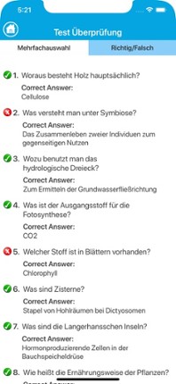 Das Biologie Quiz screenshot