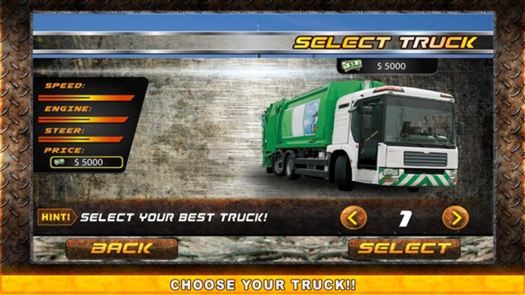 Dump Garbage Truck Simulator – Drive your real dumping machine & clean up the mess from giant city screenshot