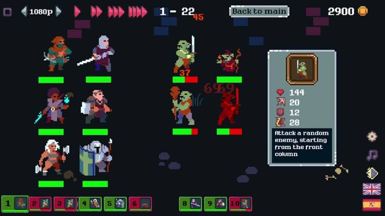 Dungeon Tactics: Idle, Incremental, Autobattler screenshot