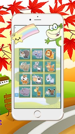 Easy Animals Matching Game with Phonics for Kids screenshot