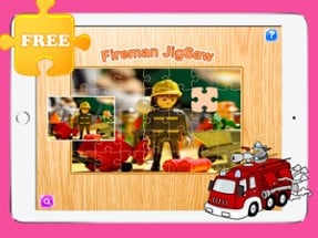 Fireman Jigsaw Puzzles - Preschool Education Games Free Image