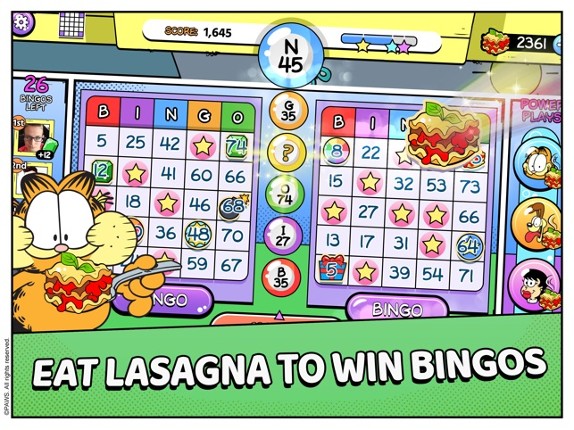 Garfield's Bingo screenshot
