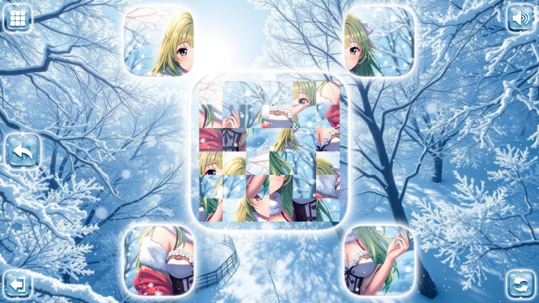Lovely Anime Puzzle: Winter screenshot