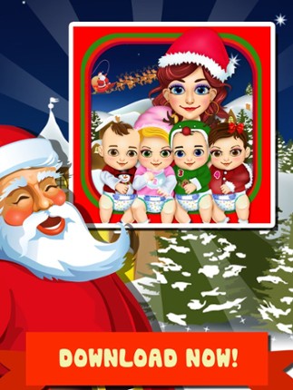 Mommy's Christmas Baby Salon Doctor - my hair spa santa makeover for kids! Image