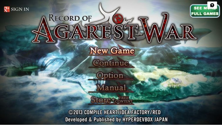 Record of Agarest War Image