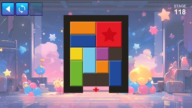 SLIDE BLOCKS ～ブロックをゴールに運ぼう！～ screenshot