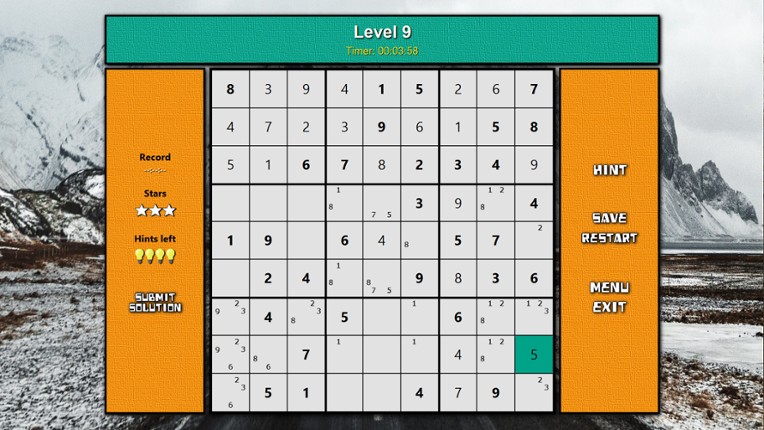 Super Turbo Sudoku screenshot