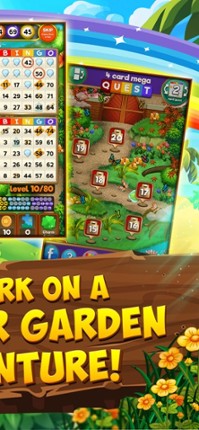 Bingo game Quest Summer Garden screenshot