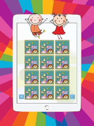 Easy Animals Matching Game with Phonics for Kids Image