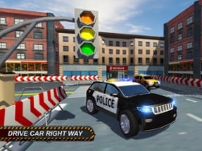 Extreme Police Car Parking 3D Image