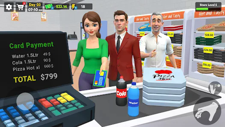 Pizza Shop Simulator 3D screenshot