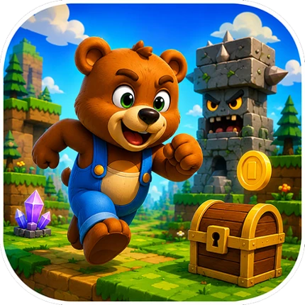 Super Bear Adventure Land Image