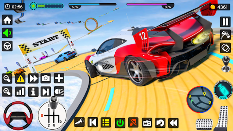 Crazy Car Stunts GT Ramp Games Image