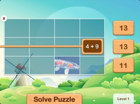 Hidden Video - Math Puzzles screenshot