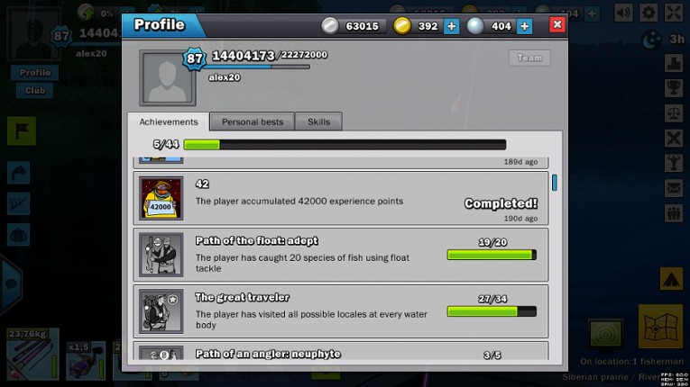 Just Fishing screenshot