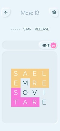 Word Maze Puzzle screenshot