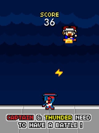 Captain vs Thunder - Gamebattles Of The Invincible Cartoon Superheroes Image