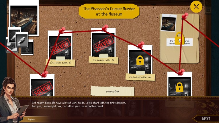 CrimeBot 2: Detective Mystery Games screenshot