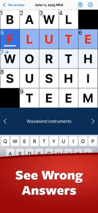 Crossword+ screenshot