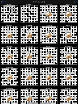 Cryptic Crossword screenshot