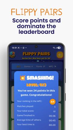 Flippy Pairs: Memory Game screenshot