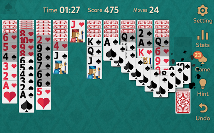 Spider Solitaire: Kingdom screenshot