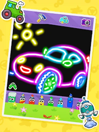Coloring book: Transport screenshot