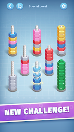 Nut Color Game - Sort Puz 3D Image