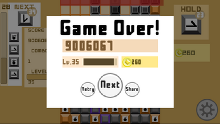 Block Crushing Game screenshot