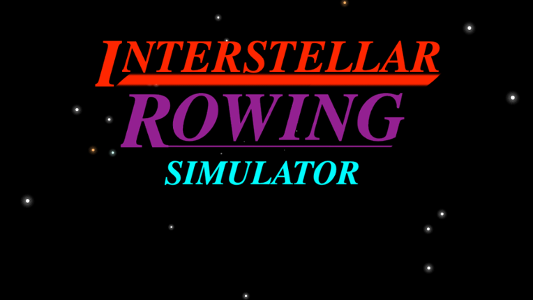 Interstellar Rowing Simulator Game Cover