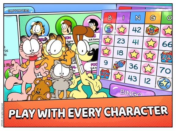 Garfield's Bingo screenshot