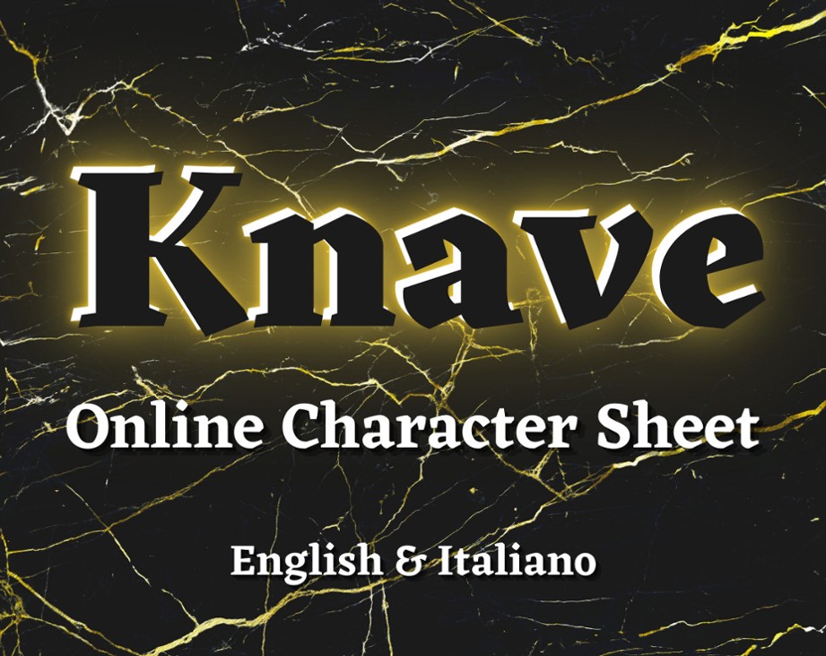 Games like Knave - Online Character Sheet