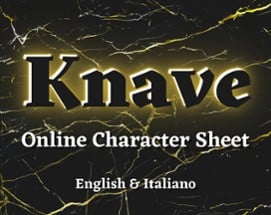 Knave - Online Character Sheet Image