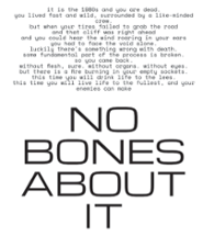 NO BONES ABOUT IT Image