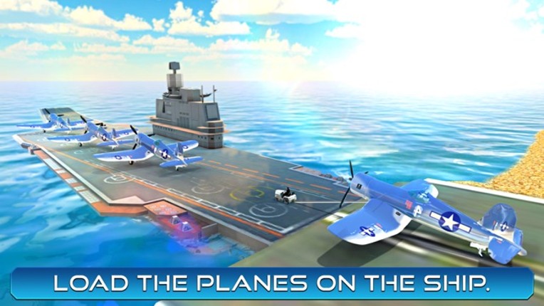 Plane Transporter Ship &amp; sea captain simulator 3D screenshot