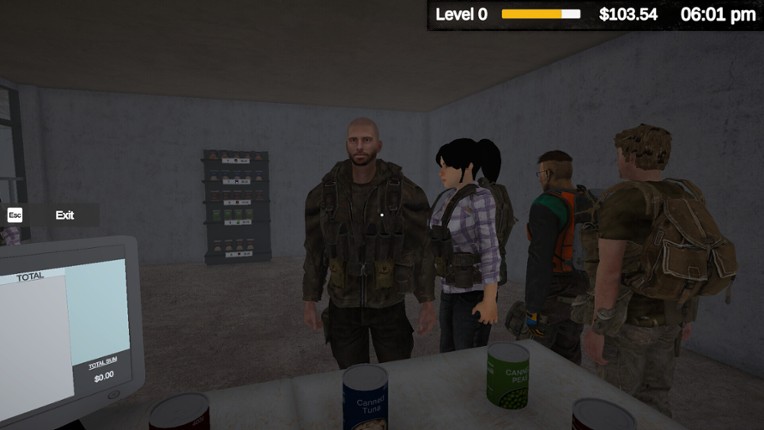 Quarantine Market Simulator screenshot