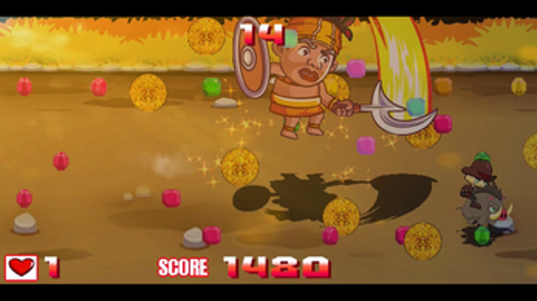 Treasure trove run screenshot