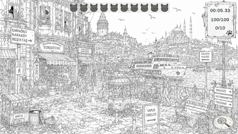 Zombie Mystery: 100 Hidden Cats Image