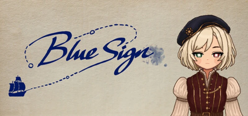 Blue Sign Image