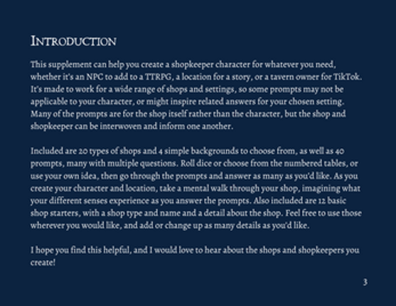 Build a Shopkeeper Image