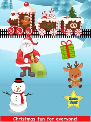 Christmas Train Snowman Games Image