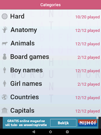 Word Hunt screenshot